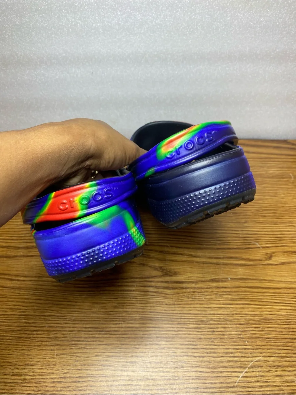 Crocs Classic Clog Solarized Tied Dye Multi Color Unisex Men’s Size 10 Women 12